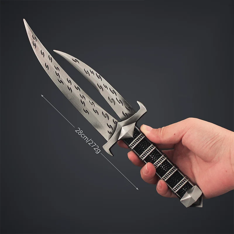 

28cm Escape From Tarkov Game Peripherals Cultist Poison Knife Toy Ornaments Alloy Collection Props Sword Toy Decorations