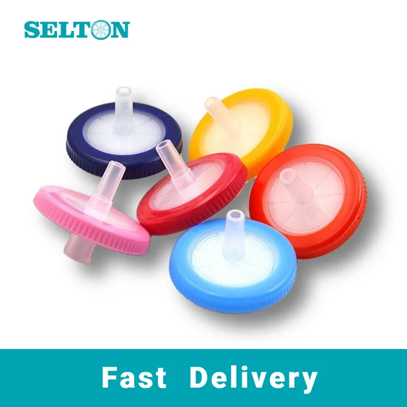 

PTFE PES CA нейлоновый мембранный шприцевой фильтр Millipore нестерильный Selton 100 шт./лот 25 мм одноразовый игольчатый фильтр