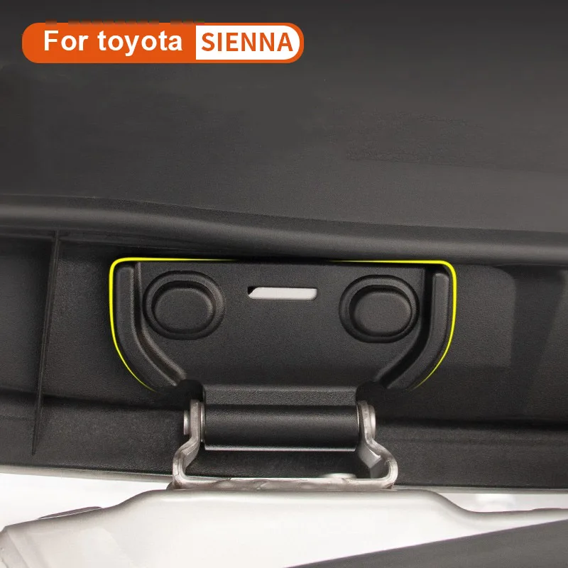 Cubierta de protección de tornillo de puerta trasera eléctrica, accesorios decorativos para Toyota Sienna 2021-2024