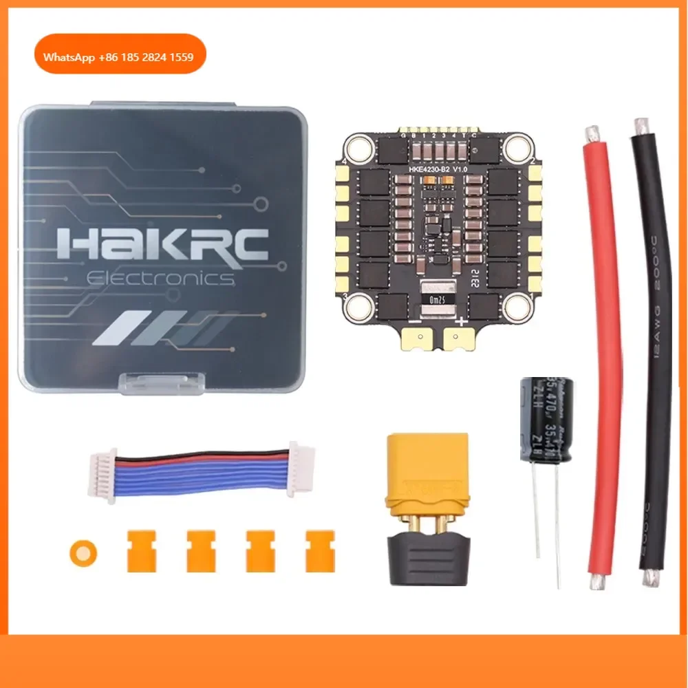 HAKRC 32BIT 65A BLHeli_32 2-8S 4in1 Бесщеточный ESC 30,5*30,5 мм для RC FPV Racing Совершенно новый на складе HAKRC 32BIT 65A BLHeli_32 2-8S 4in1 Бесщеточный ESC 30,5*30,5 мм для RC FPV Racing Совершенно новый на складе