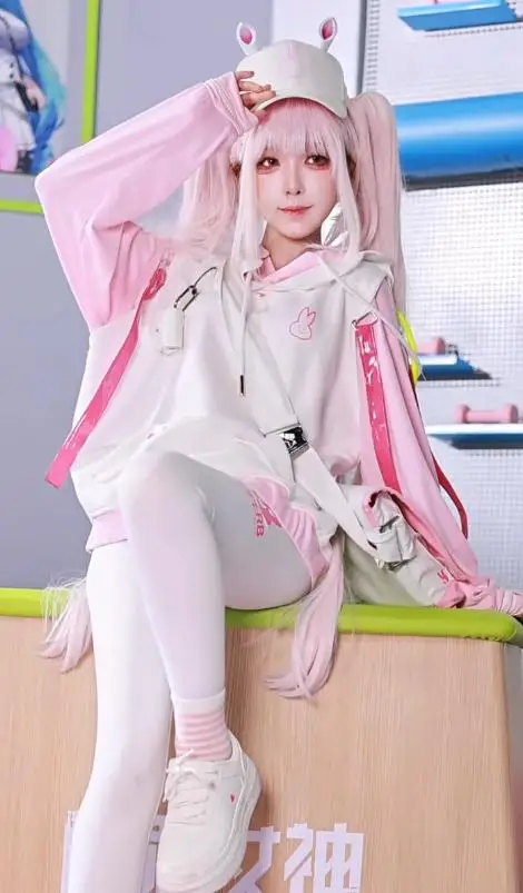 dunayskiy-abc@kisekiya@alice-cosplay-jeu-d'anime-loli-kawaii-lapin-rose-mignon-lapin-a-capuche-fourrure-double-halloween