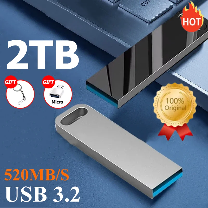 �y�Z�[�����z2TB USB 3.2 �t���b�V���h���C�u�������^��U�f�B�X�NTypeC�������[�X�e�B�b�N�h��SSD�X�g���[�WPC�d�b�f�[�^�]���|�[�^�u��2026