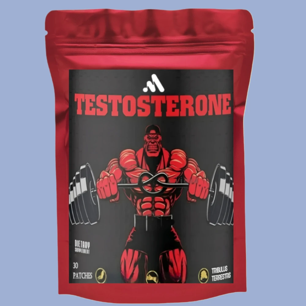 30 Patches Testosterone Supplement for Men Muscle Building Fast Acting Testo Extreme - Improve Muscle Strength & Growth
