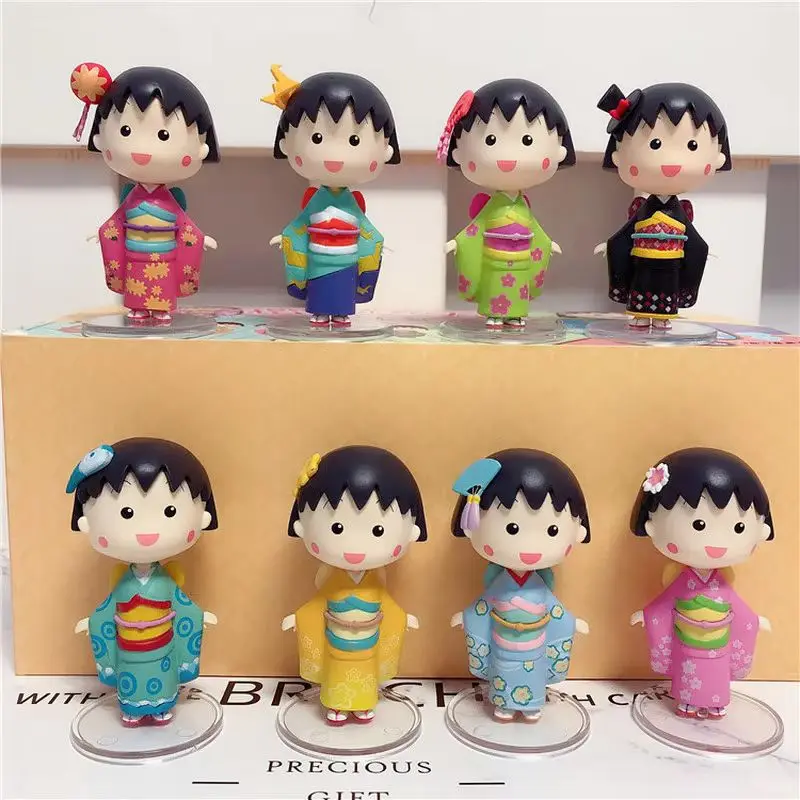

New Products In Stock Anime Meatballs Kimono Blind Box Girl'S Handmade Desktop Decoration Festival Surprise Gift For Fans