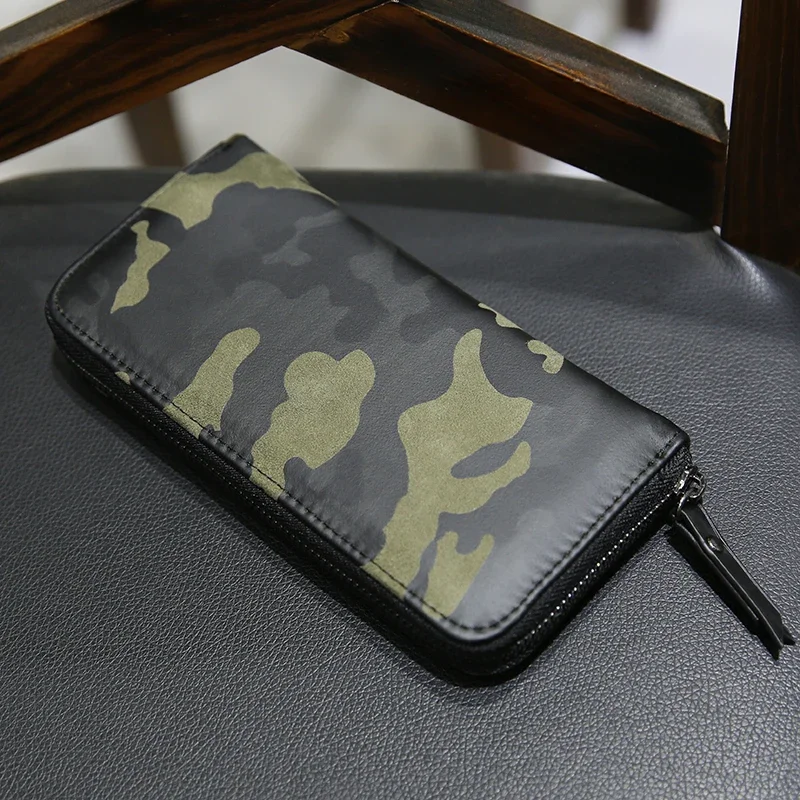 Men Wallets Clutch Money Purse Wallet Large Capacity Long Card Holder Zipper Design Mens Clutch Purse Hasp Wallet