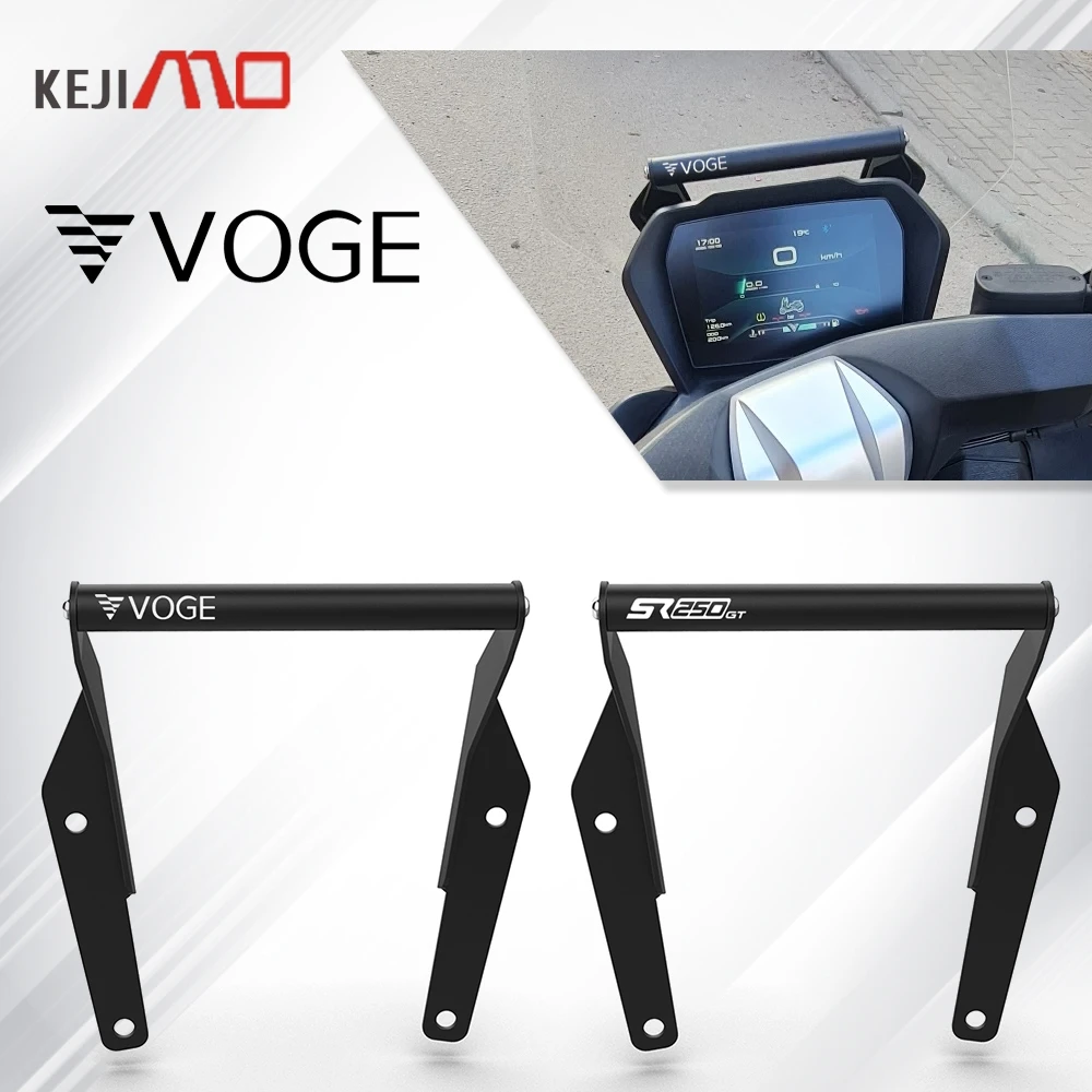 

For VOGE SR3 250 SR250GT SR4 350 400 SR4Max 2023 2024 2025 2026 Motorcycle GPS Phone Holder Stand Navigation Extension Bracket