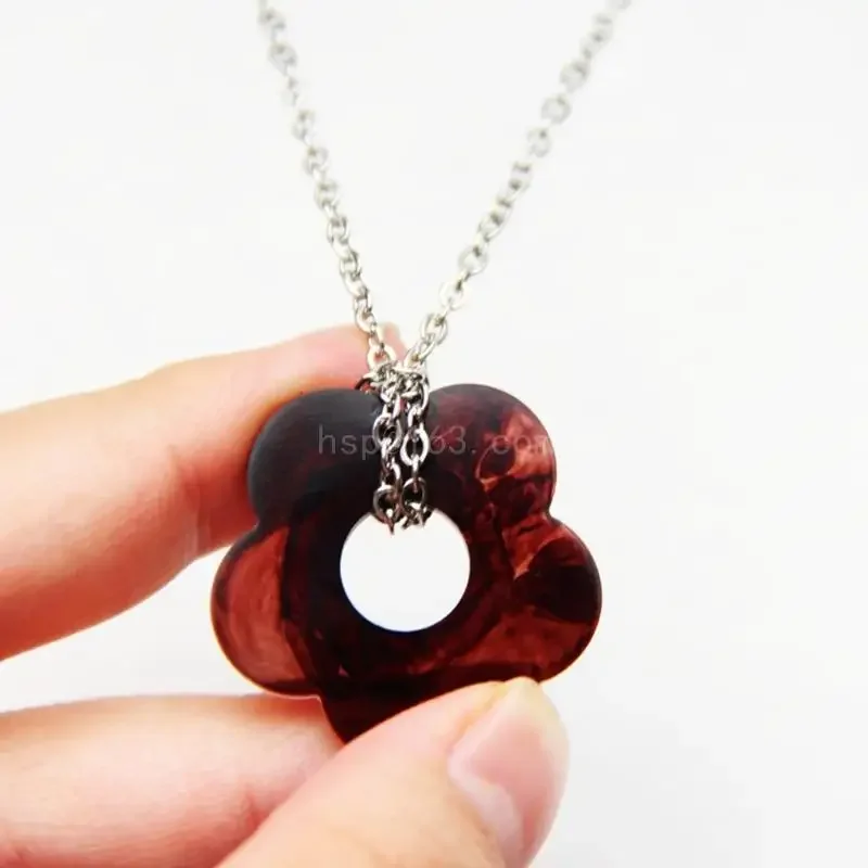 Flower Pendant Silicone Mold Resin Casting Molds for Epoxy Resin UV Resin Pendant Earring Jewelry Keychain Making