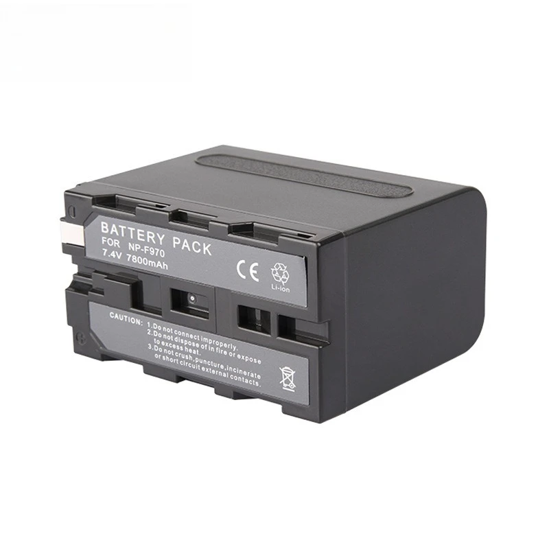 NP-F970/F960 7.4V 7800mAh Fully Decoded Battery for Sony NP-F330/F550/F750/F950 Camera Camcorder
