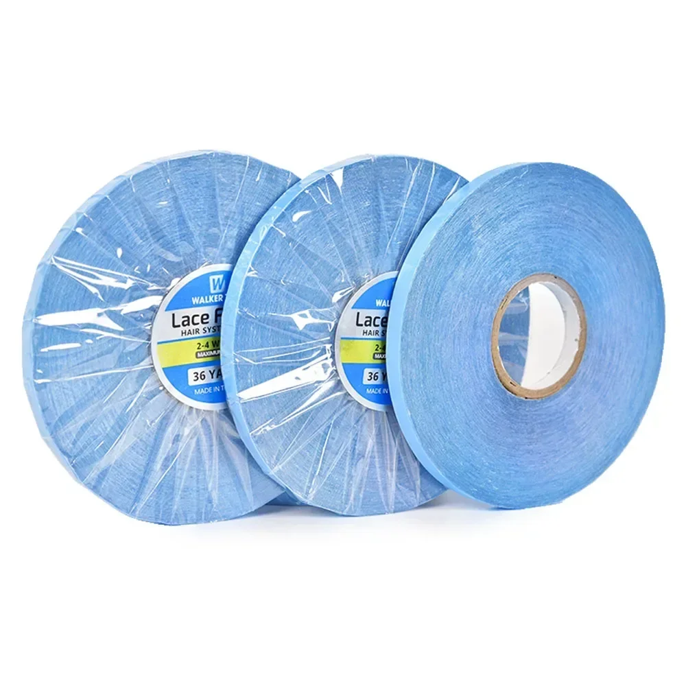 Blue Lace Front Support Tape Double Sided Adhesive 36 Yards Hair Extension Tape For Tape Extension/Toupee/Lace Wig