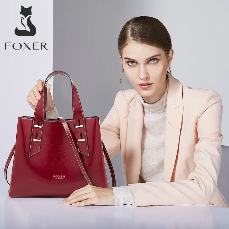 Frauen Split Leder Top-Qualität Handtasche Mode Arbeitsplatz große Kapazität Tote Pendler Umhängetaschen Mutter Geschenk