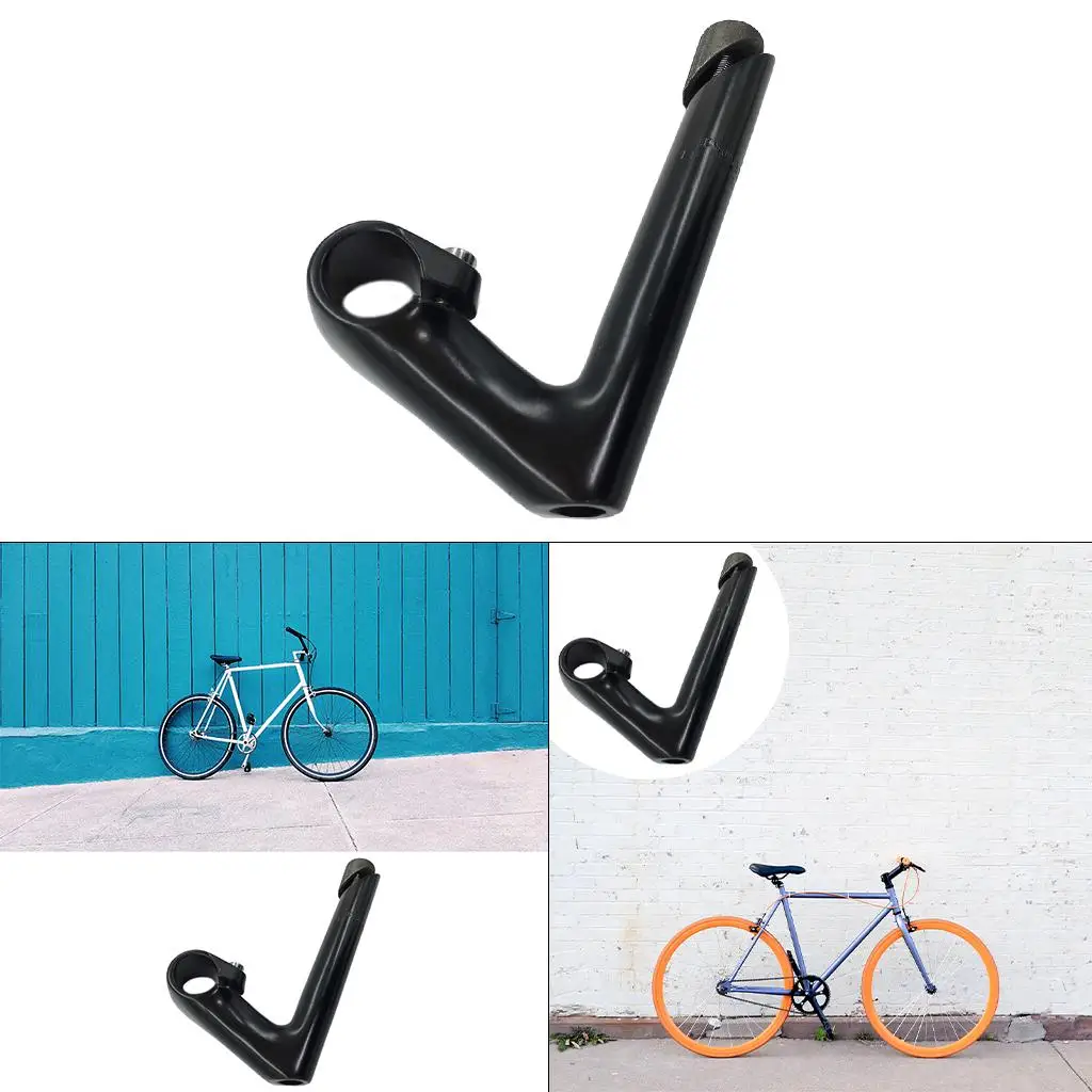 

Alloy Bicycle Handlebar Quill Stem 80mm Extension Lightweight Gooseneck Clamp for Road MTB Folding Bike Cycling Accessories