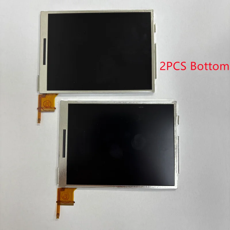 2PCS/Lot for 2012 Nintend 3DSXL Top Upper or Bottom Lower Down LCD Display Screen for Old Big 3DS XL/LL Replacement