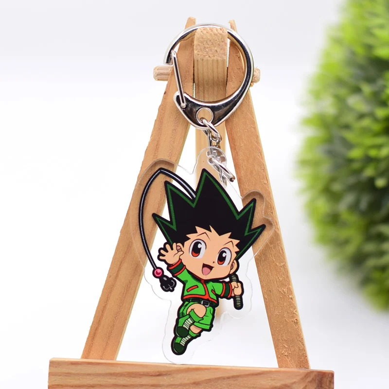 Janpanese  Anime Keychain Arcylic Cartoon Figures Keyrings Cartoon Accessories