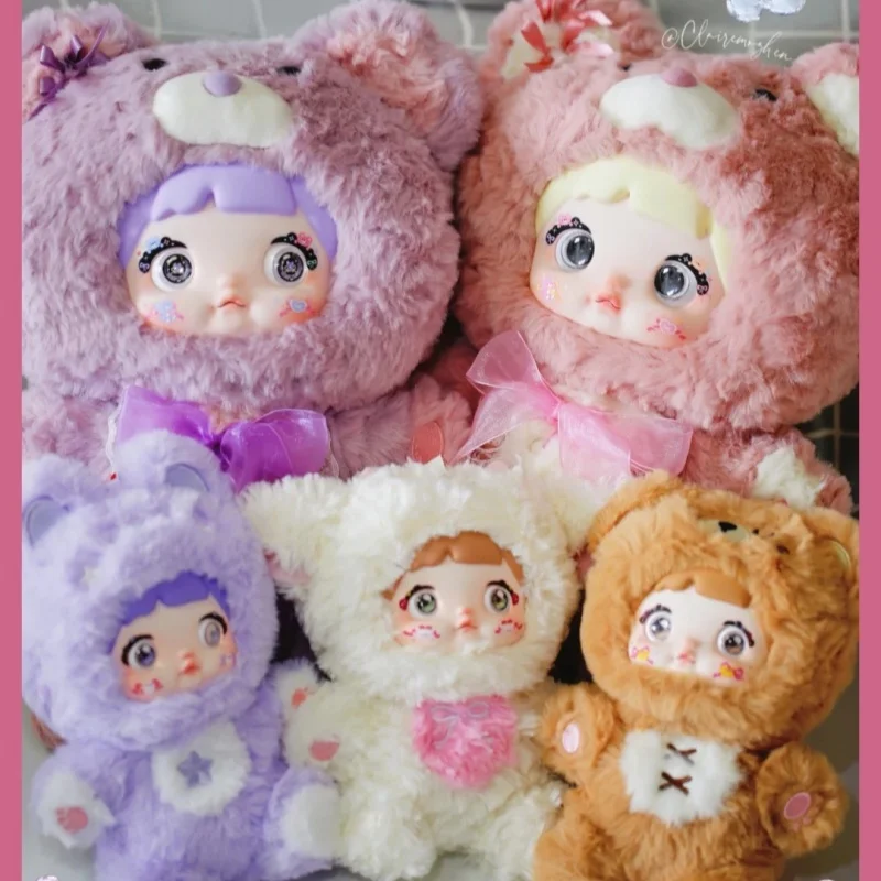 

Authentic Nommi 400% Goodnight Bear Serie Blind Box Cute Action Anime Character Toy Kawaii Doll Trendy Play Accessorie Girl Gift