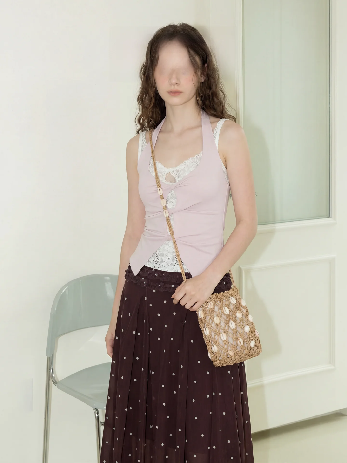 

Natural Hollow out Woven Bag Holiday Phone Bag for Women Summer 2026 Handbag Travel Handbag Soft Medium Softness