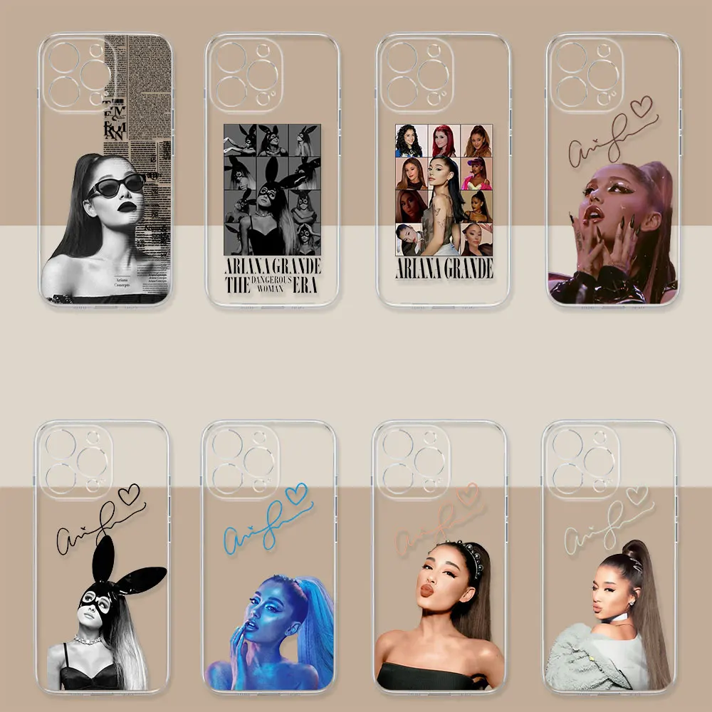 Singer A-Ariana G-Grandes Case For Infinix HOT 40 30 30I 20 20I 20S 12 12I 11 10 Play 10S 10I Tecno Spark 20 10 Pro Plus Cover