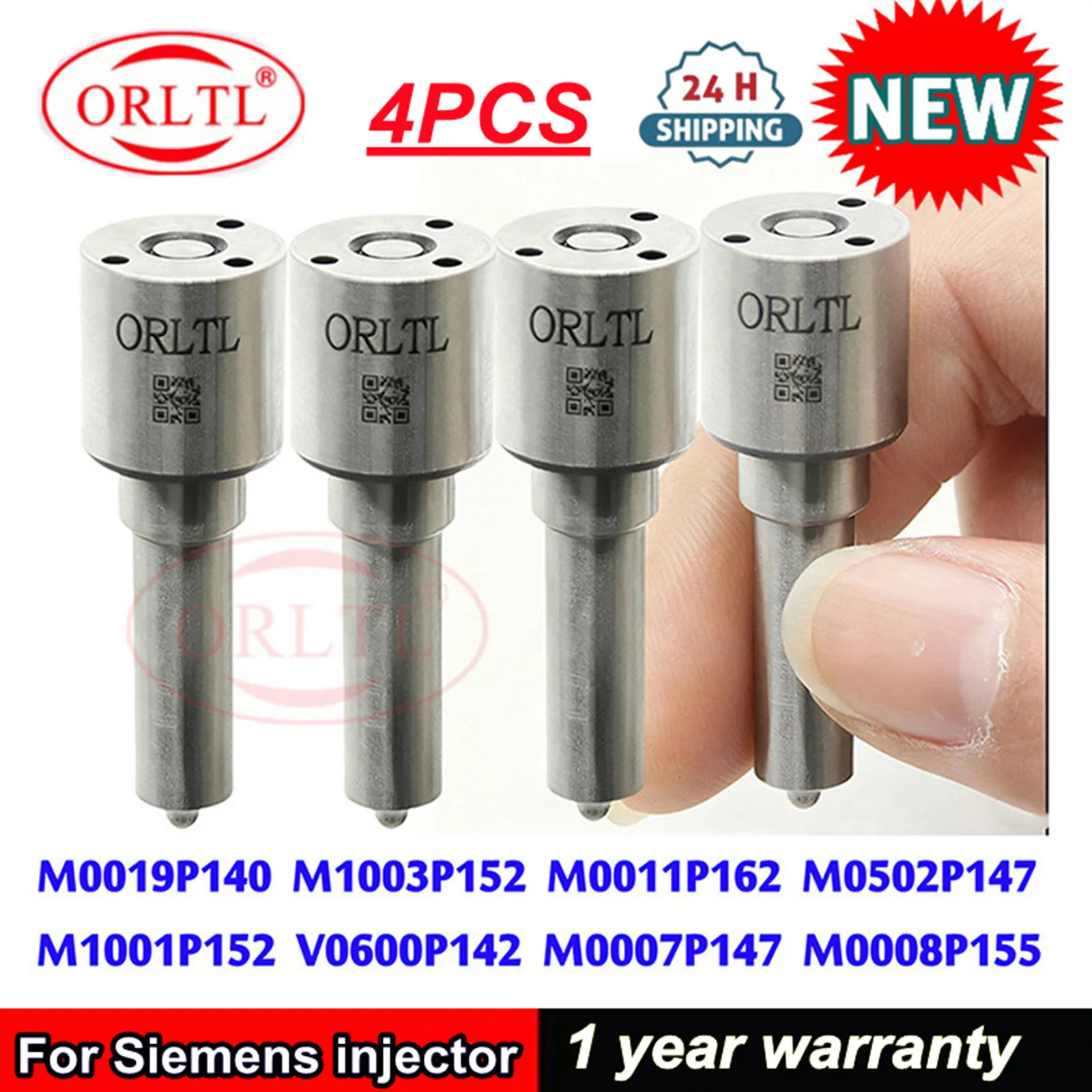 

4 PCS M0007P147 M0011P162 M0008P155 M0019P140 M1003P152 M0502P147 M1001P152 V0600P142 Diesel Fuel Nozzle For Siemens injector