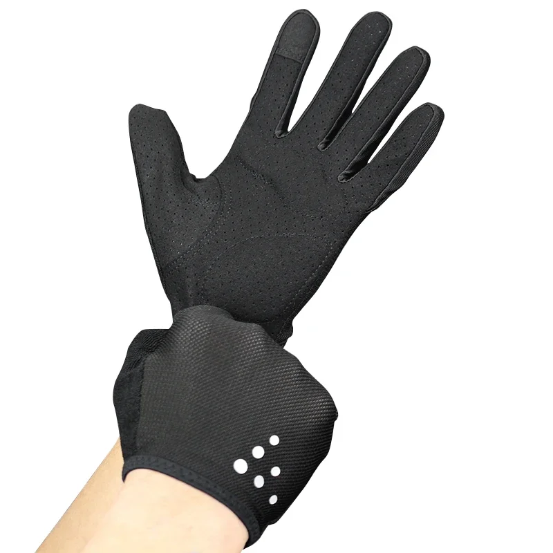 Full Finger Cycling Gloves Men Women Dot Bike Gloves Ciclismo@GetMapping the Best Protection