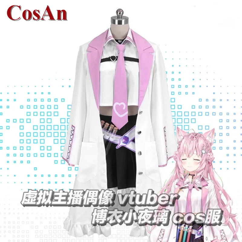 

CosAn Anime VTuber Hololive Hakui Koyori Cosplay Costume Sweet Elegant Uniforms Female Activity Party Role Play Clothing