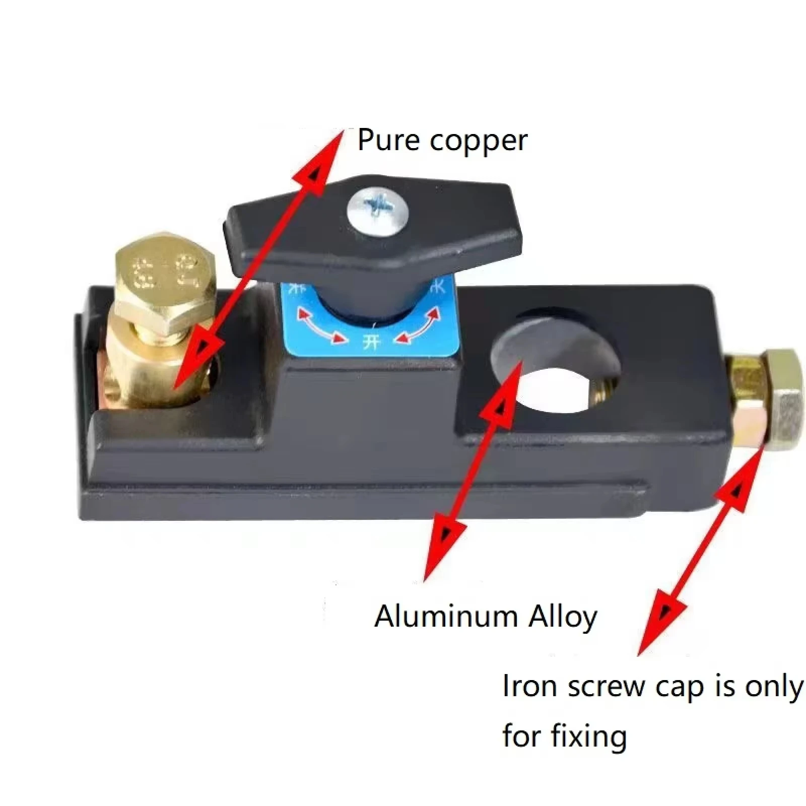 12v/24v Car Battery Disconnect Switch Isolator Power Cut Off Knife Blade Switch For Marine Car Boat Negative Terminal Car Parts