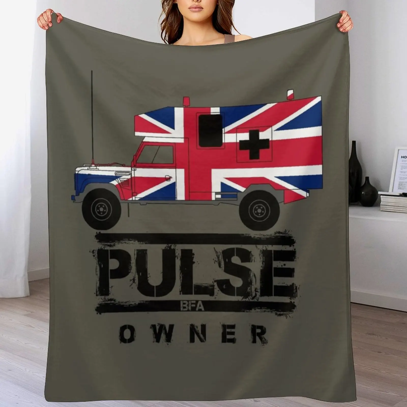 Land Rover Pulse/BFA Throw Blanket Hair for babies Moving Winter beds Blankets