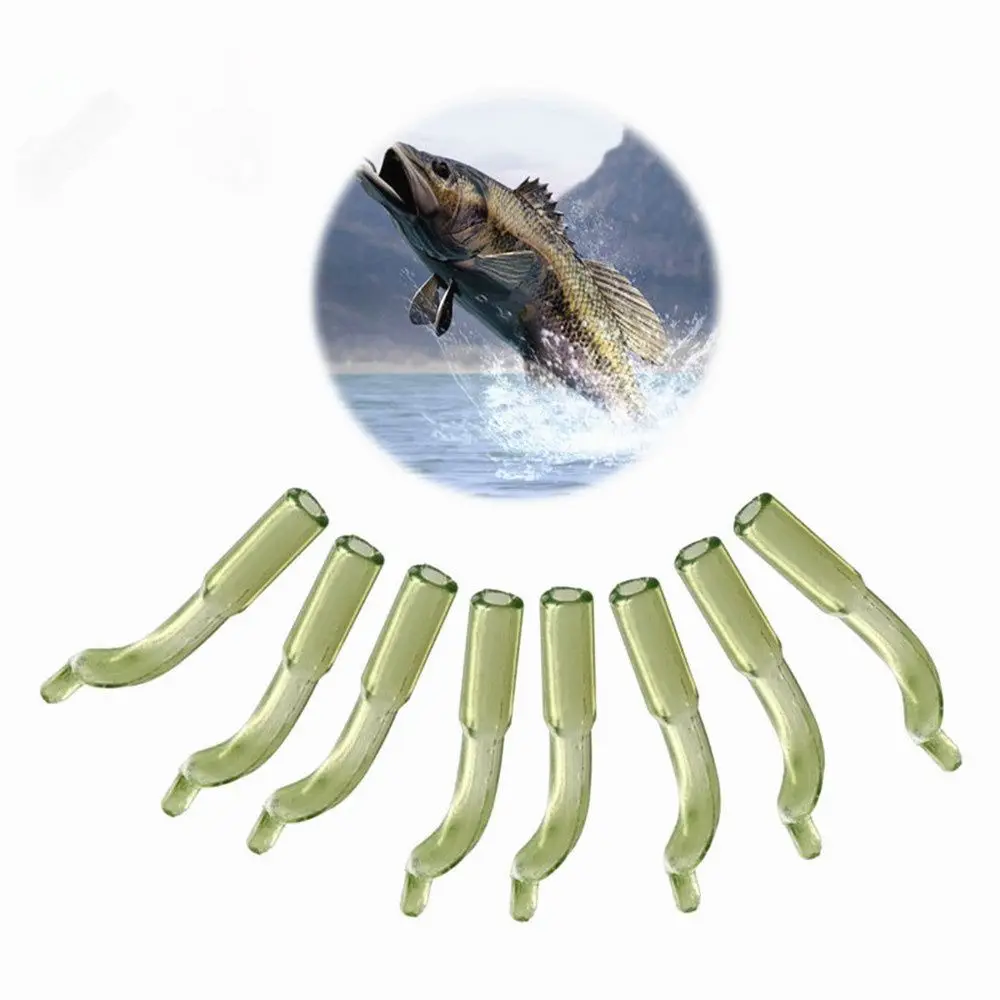 

20/30/50Pcs Carp Fish Tackle Angling Supplies Line Aligner Sleeve Anti Tangle Sleeves Rubber Hair Rig Positioner