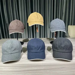 2024 Casual Warm Embroidery High Quality Hat Versatile British Baseball Cap L*P Fall Winter