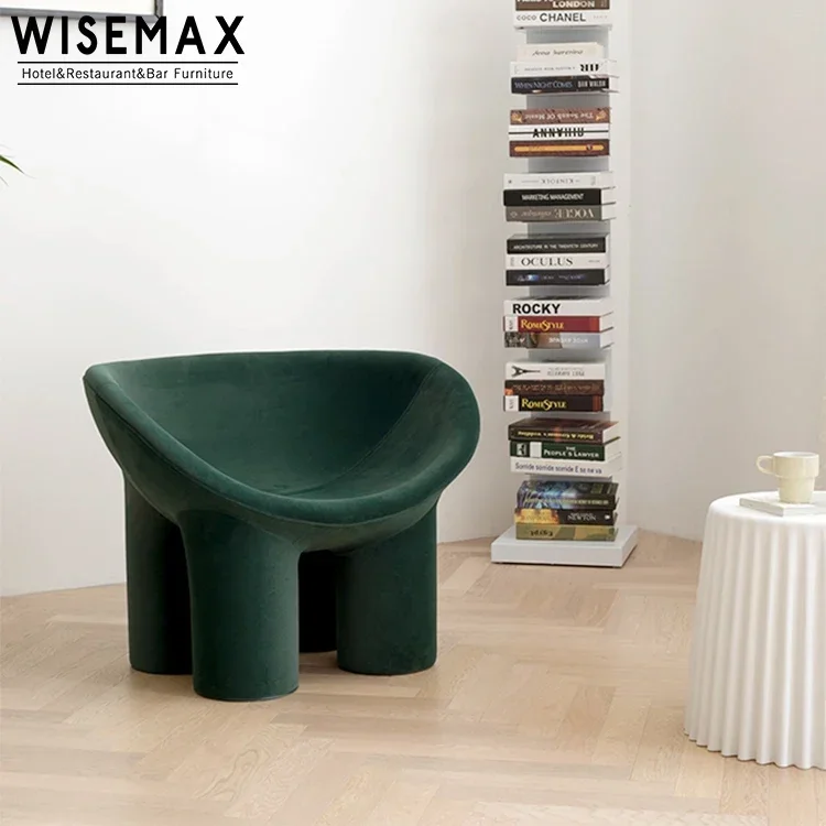 WISEMAX MEUBILAIR Hot Sales Armleuning Olifantpootstoel Vrije tijd Koffie Roly Poly Fauteuil