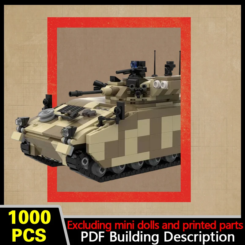 FV510 Infantry Fighting Vehicle Model MOC Building Bricks War Equipment Modular Technology Gifts Holiday Assemble Children Toys