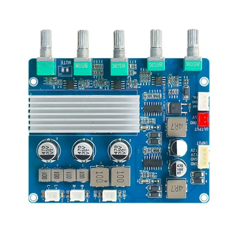 SOTAMIA TPA3116 Audio Power Amplifier Board 2.1 Channel Digital Amplifier 2*50W+100W High Power 12V-15V