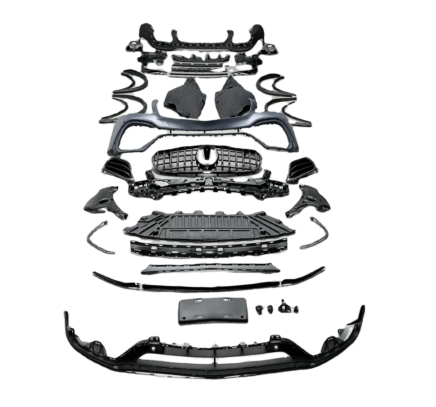 

Cc car Factory Price GLC Upgrade GLC63 Body Kit GLC63 Style Front Rear Bumper Kit with Grille Diffuser for - GLC