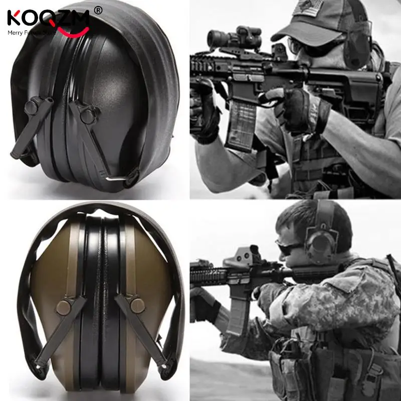 

Anti-Noise Tactical Shooting Headphone Soft Padded Electronic Hearing Protection Earmuff Hunting Outdoor Sports Noise Reduction