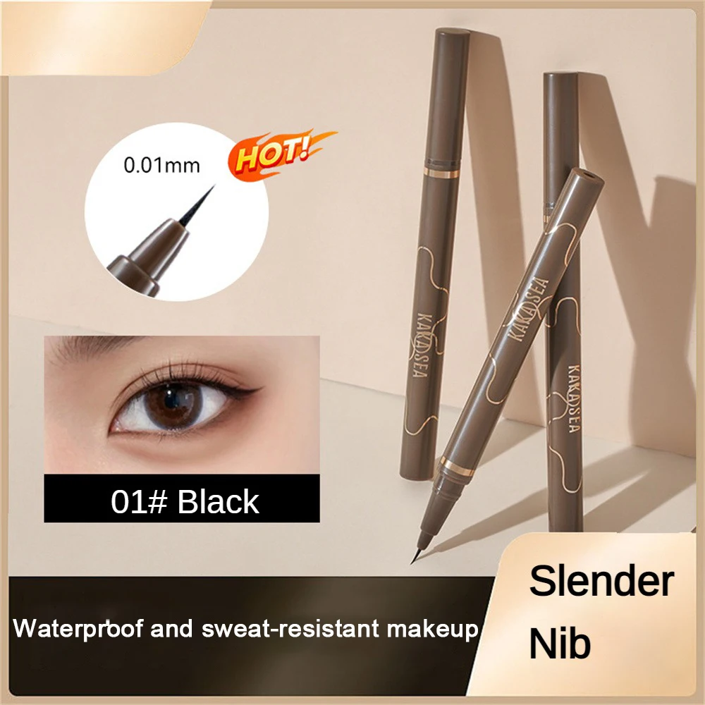 1~6PCS Smooth Water Discharge Slim Liquid Eyeliner Anti-fouling Formula Accurate And Smooth Application Liquid Eyeliner Pen