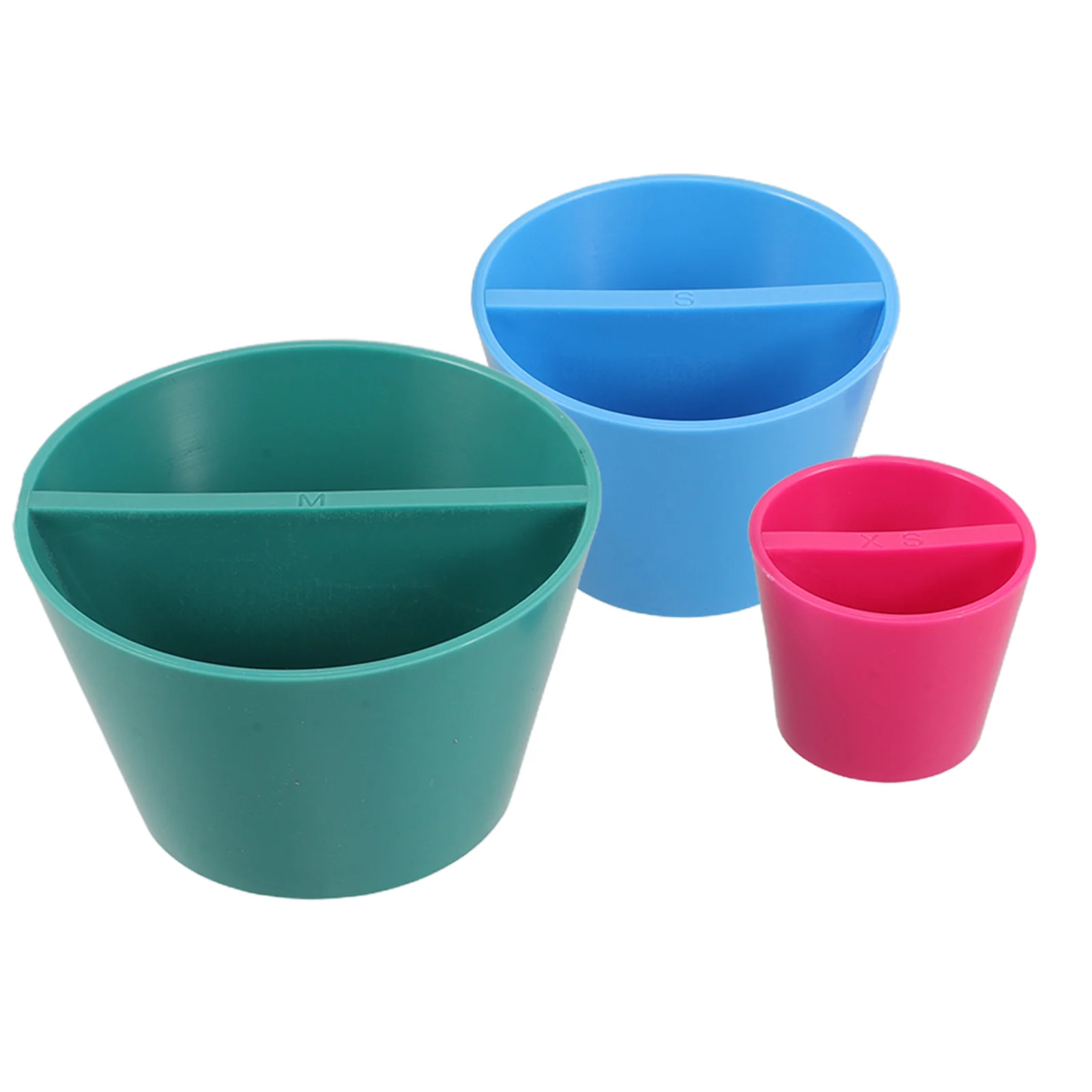 

3 Pcs Foot Cup Furniture Painting Cone Pottery Ceramic Rim Molds Mug Craft Plastic Clay Tools Shaping Vase