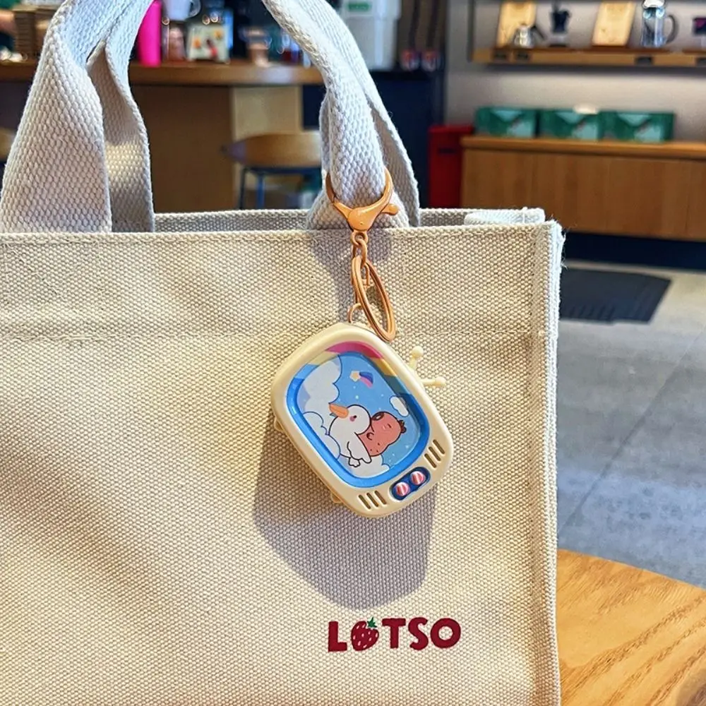 LLavero de Capybara hecho a mano, colgante de bolso Escolar Creativo, accesorios de bolso Kawali, regalos