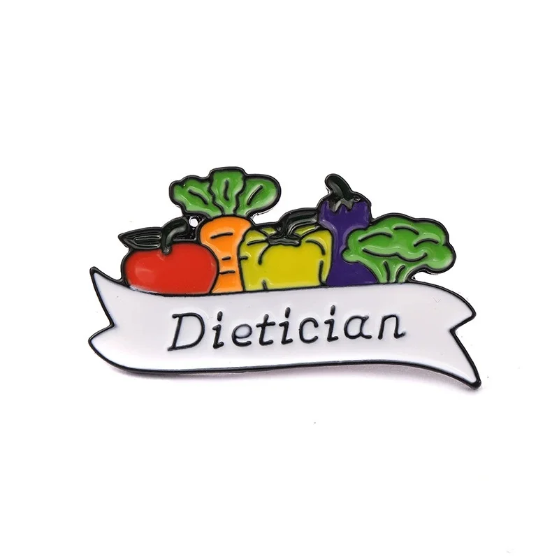 Plant pals enamel pin vegan food badge cute vegetables brooch Easter birthday gifts ideas