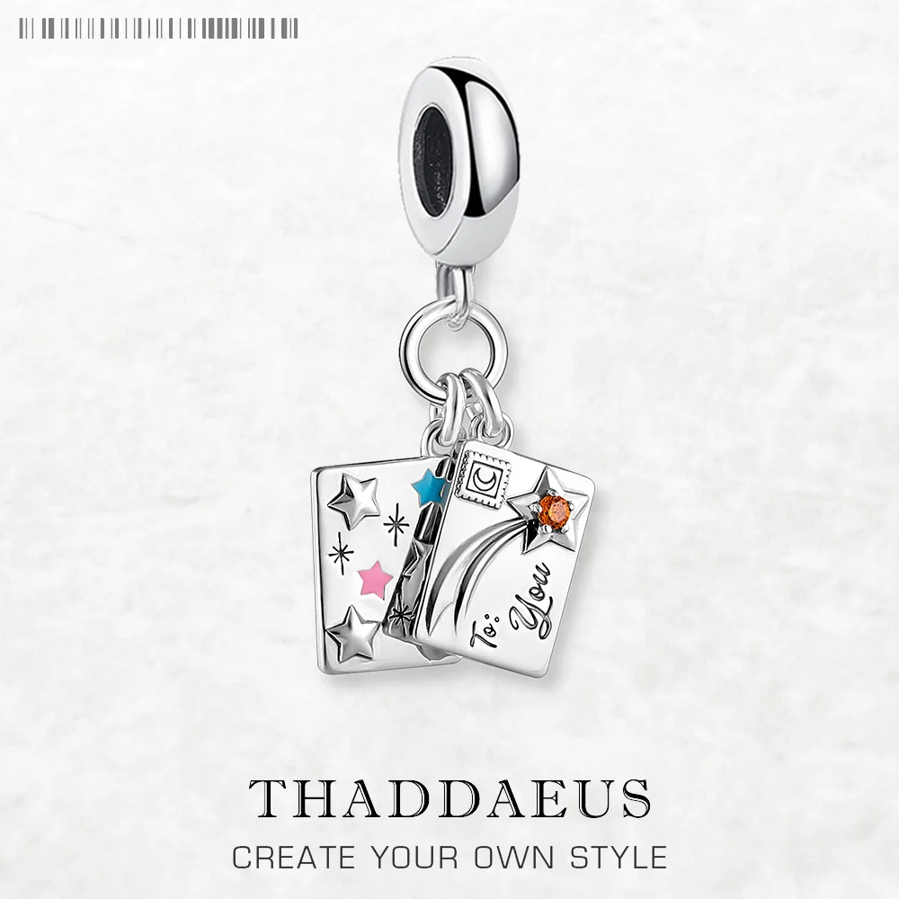 

Dangle Charms Pendant Envelope Letter Europe Jewelry Findings Accessories 925 Sterling Silver Romantic Gift For Women