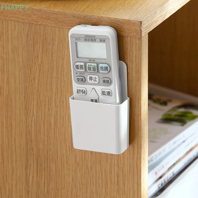 Caja de almacenamiento organizadora montada en la pared, soporte de Control remoto para aire acondicionado