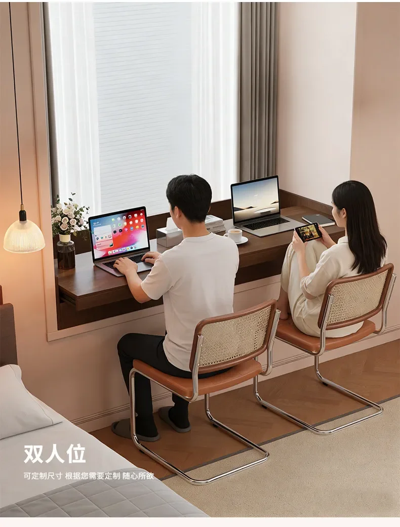 DSA bay window retractable desk special storage cabinet transformation new pull-out solid wood bedroom drawer