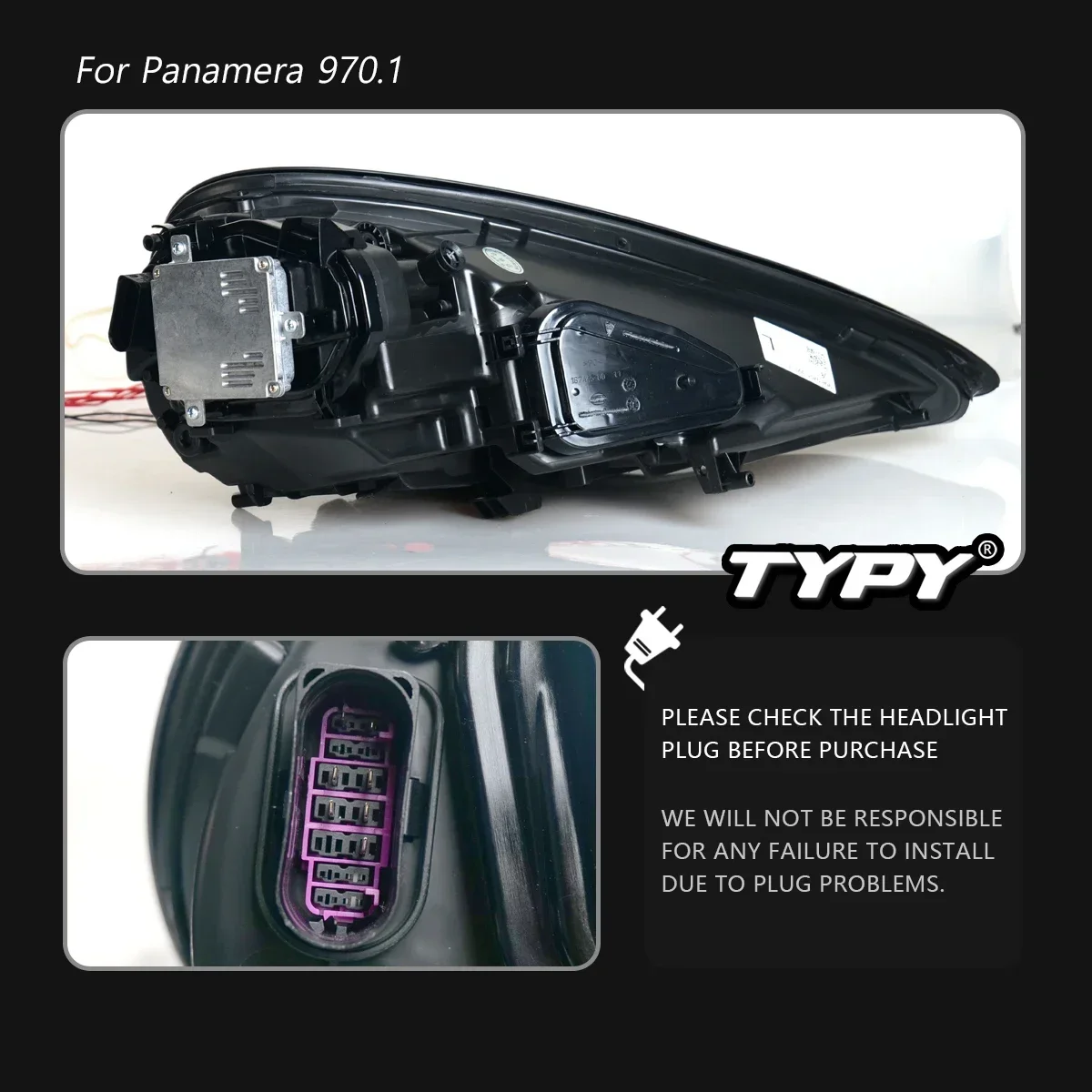 

Car For Porsche Panamera 971 Headlight 2017-2021 Upgrade Modified to New DRL Dynamic Turn Signal LED Headlight Auto Accessories
