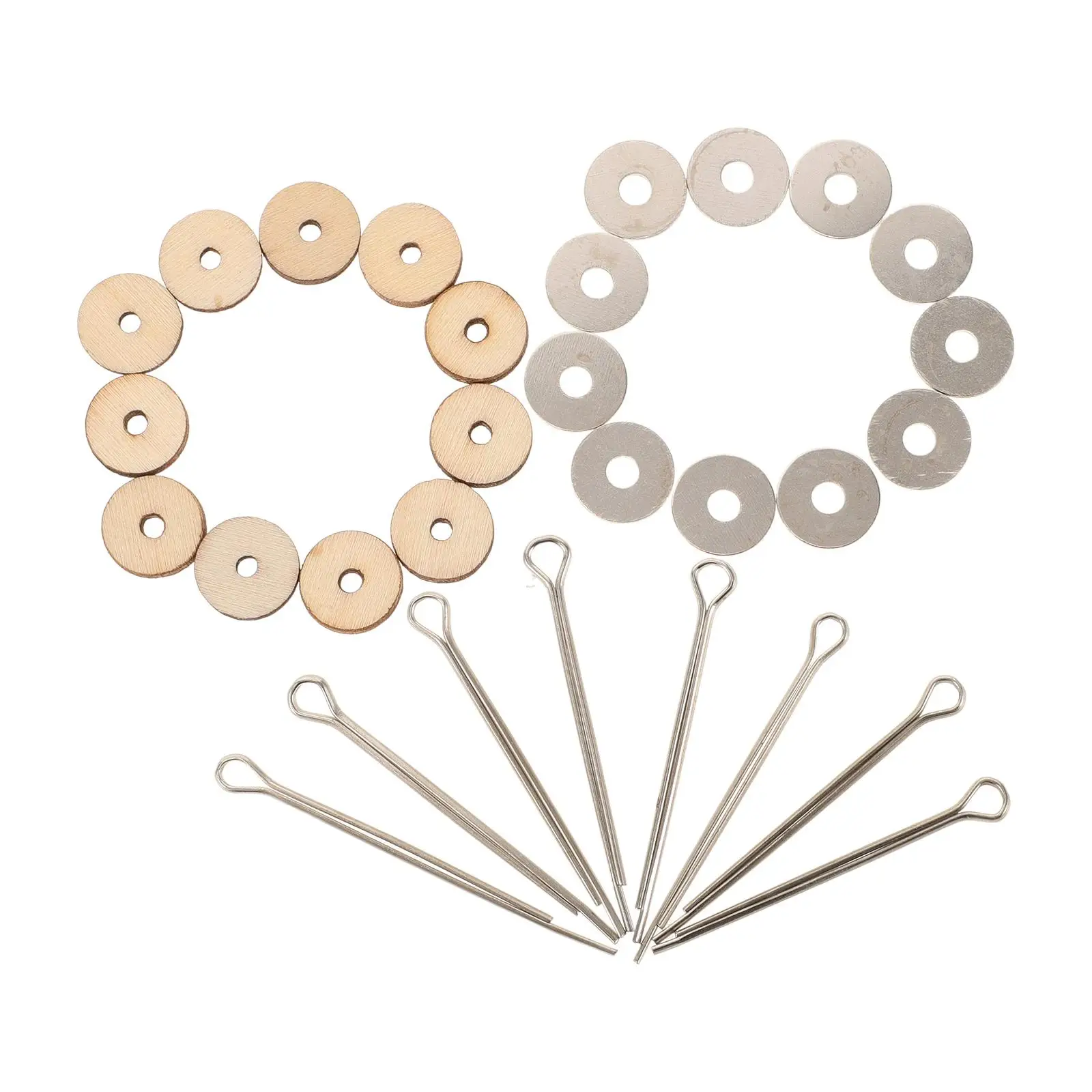 

Rotatable Wooden Joints Accessories for Toy Craft Supplies Silver DIY Making Moveable Limbs Flexible