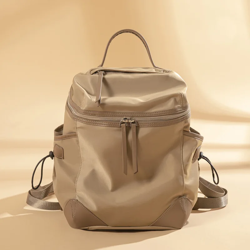 Women's Casual Large Capacity Backpack with Premium Texture Oxford Cloth Lightweight and Fashionable Commuting Travel Backpack