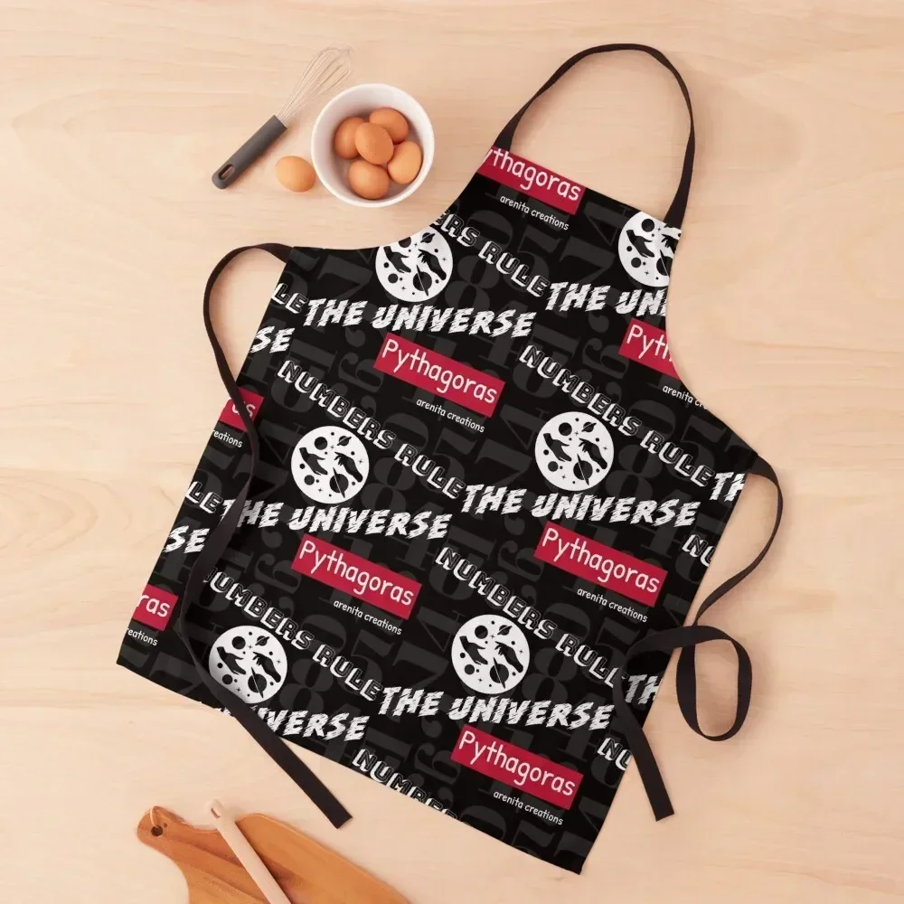 

Numbers & the Universe Apron kitchen clothes kitchen jacket woman Kitchens Men Kitchen Chef Apron
