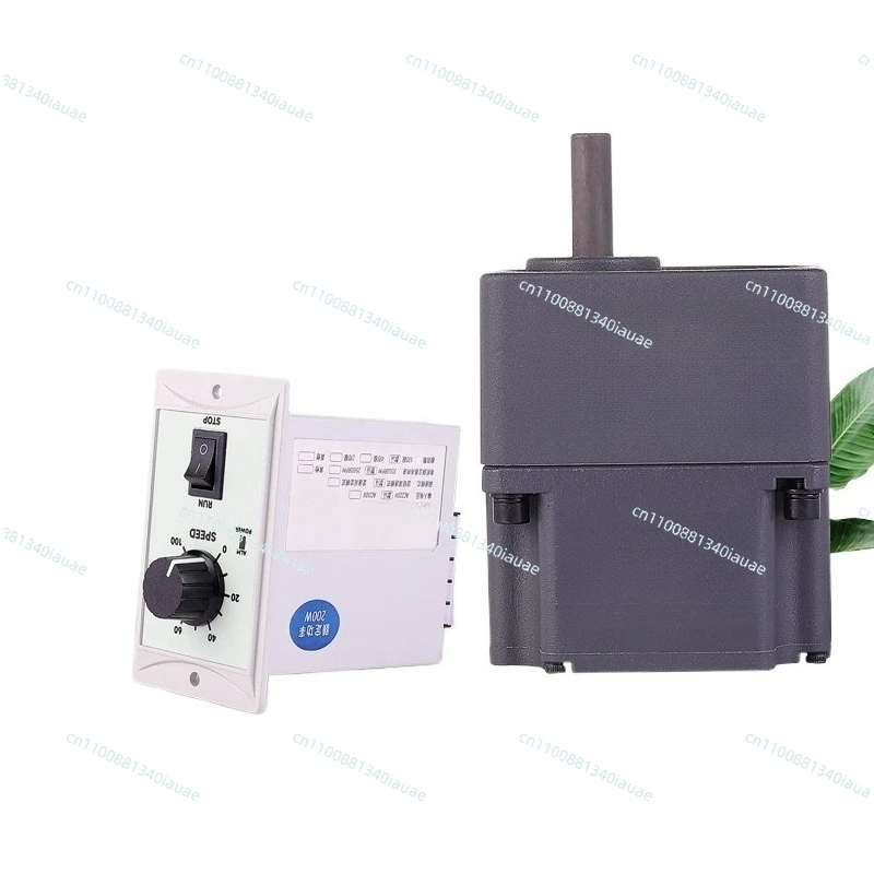 

AC Brushless Motor 220V Stepless Variable Speed High and Low Speed Forward and Reverse Gear Reducer Integrated Speed Adjustable