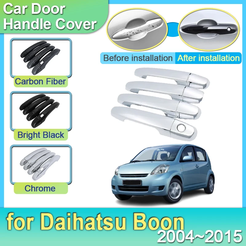 

For Daihatsu Boon Sirion M300 2004~2015 2011 2012 2013 2014 Chrome Door Handle Catch Comfort Outside Replacement Car Accessories