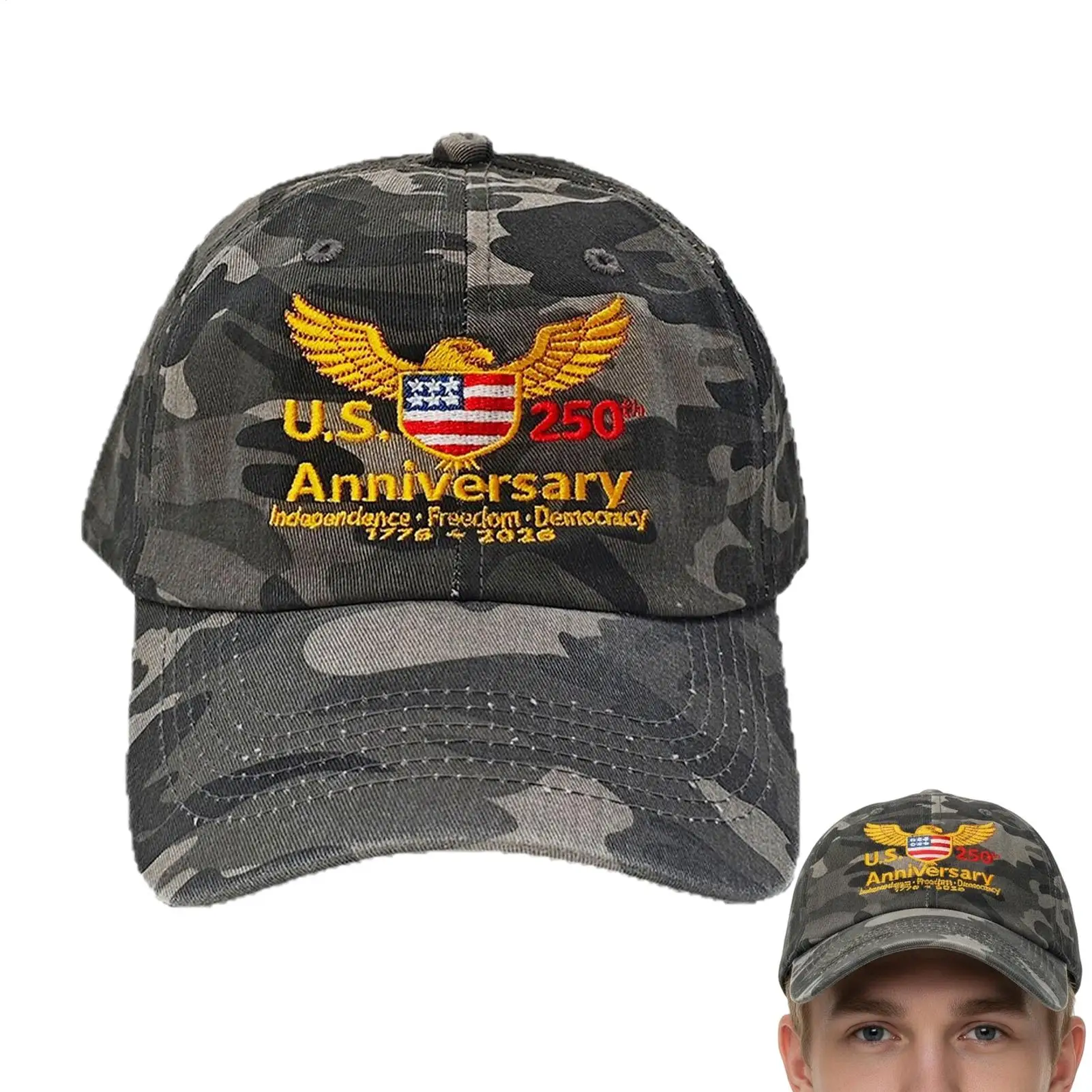 

Мужские бейсбольные кепки, камуфляжная регулируемая шляпа с национальным гербом для взрослых и мужчин, спорт на открытом воздухе, путешествия, праздник, гольф, бег, пеший туризм