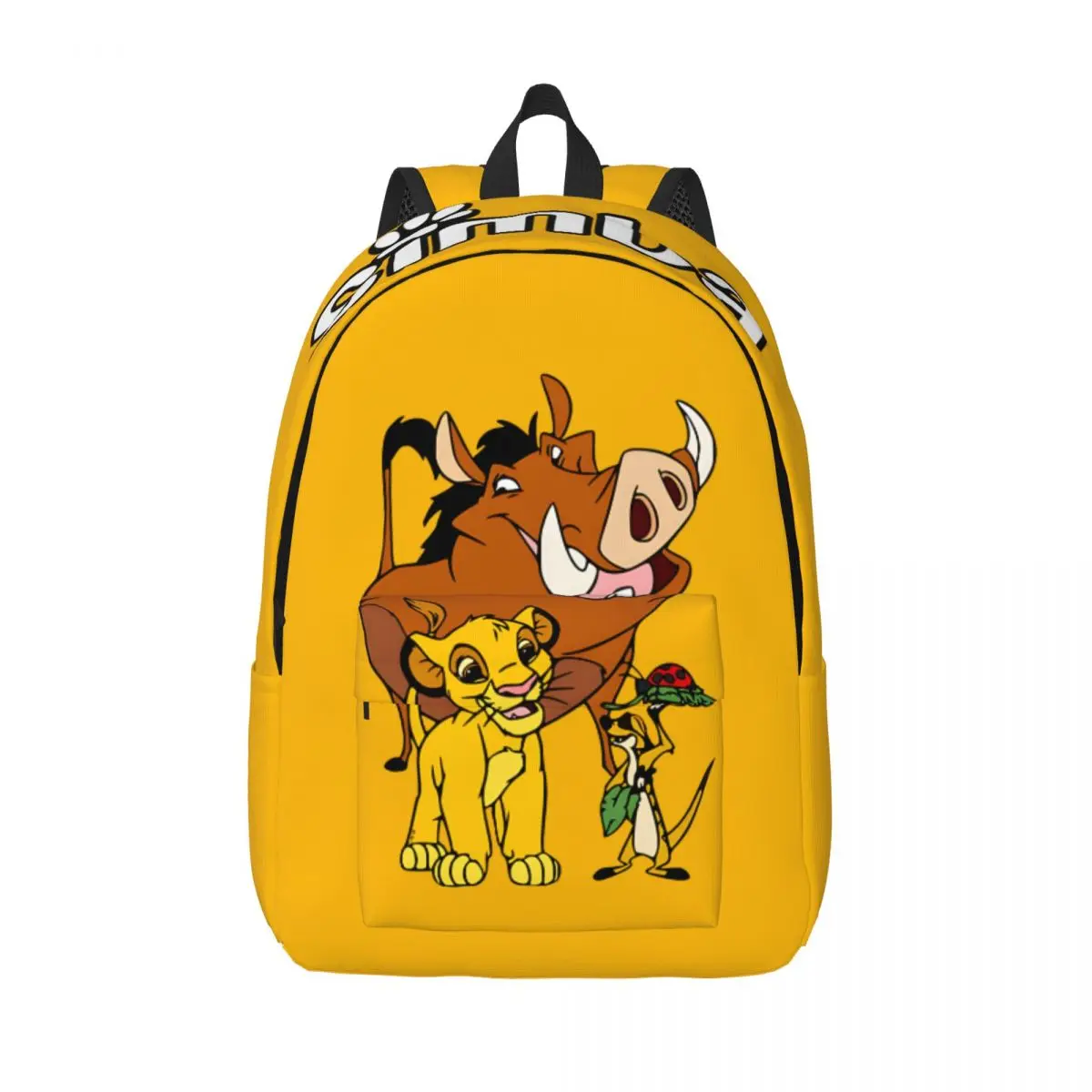 Casual Simba Timon Pumba Disney Movie Schoolbag Travel Sturdy Shoulder The Lion King Simba For Kid Schoolbag Birthday