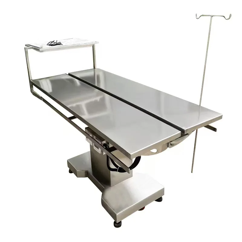 

V-type Veterinary Operating Surgery Table 304 Stainless Steel Electric Lifting Vet Examination Surgical Table