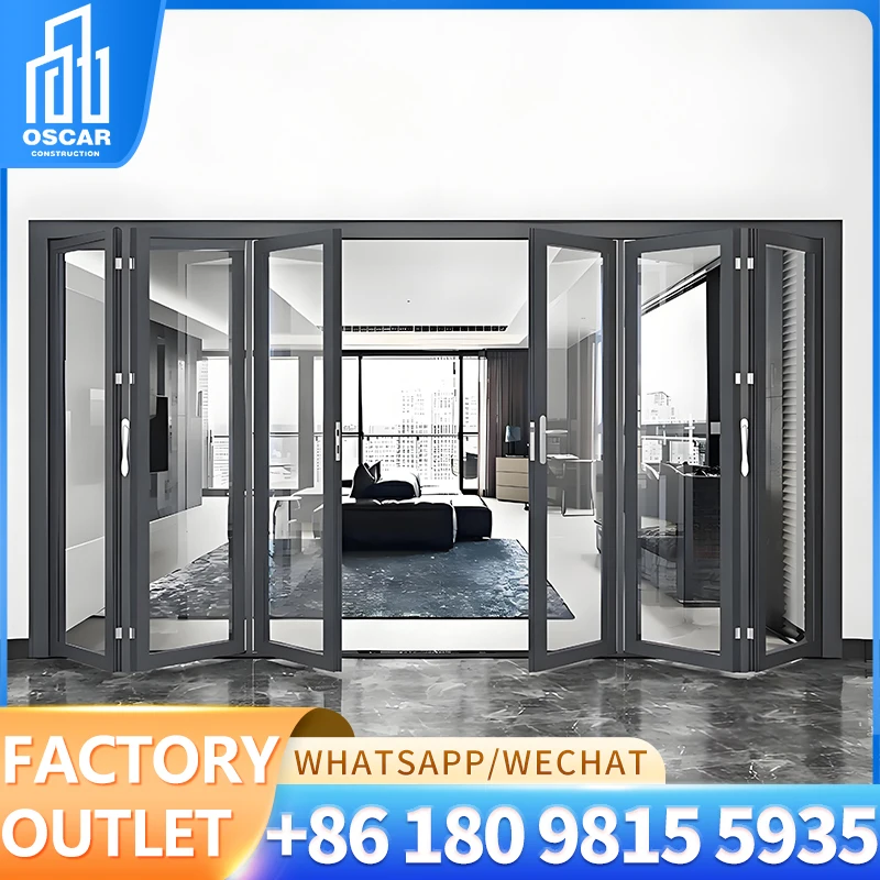 Fuson As2047 Vanguard Solutions Aluminum Sound Environmental French Door Patio French Folding Door Aluminium Glass Casement Door