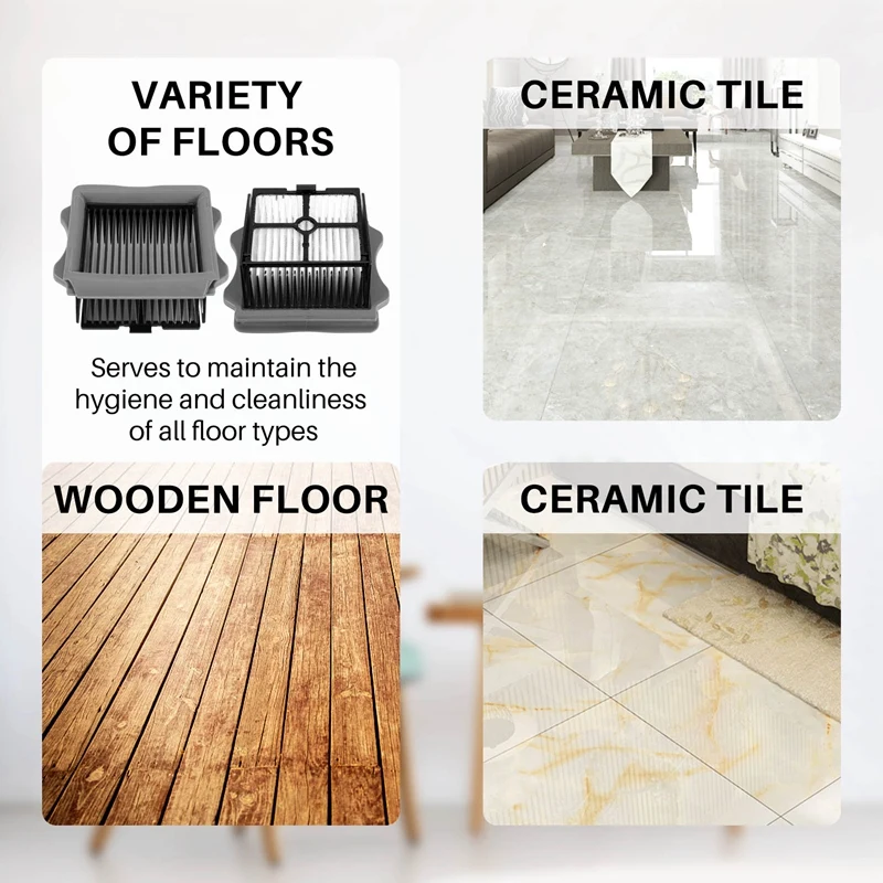 6 шт. HEPA-фильтр для Tineco Ifloor PLUS/напольный беспроводной пылесос